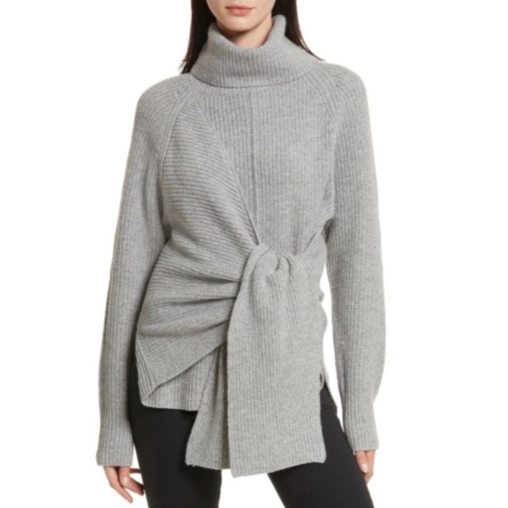 Brochu Walker Bree Wrap Turtleneck Sweater - Picture 1 of 8